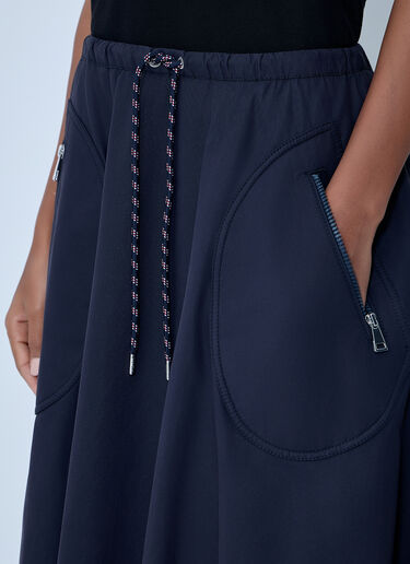 Drawstring Skirt Moncler Drawstring Skirt Navy mon0263029
