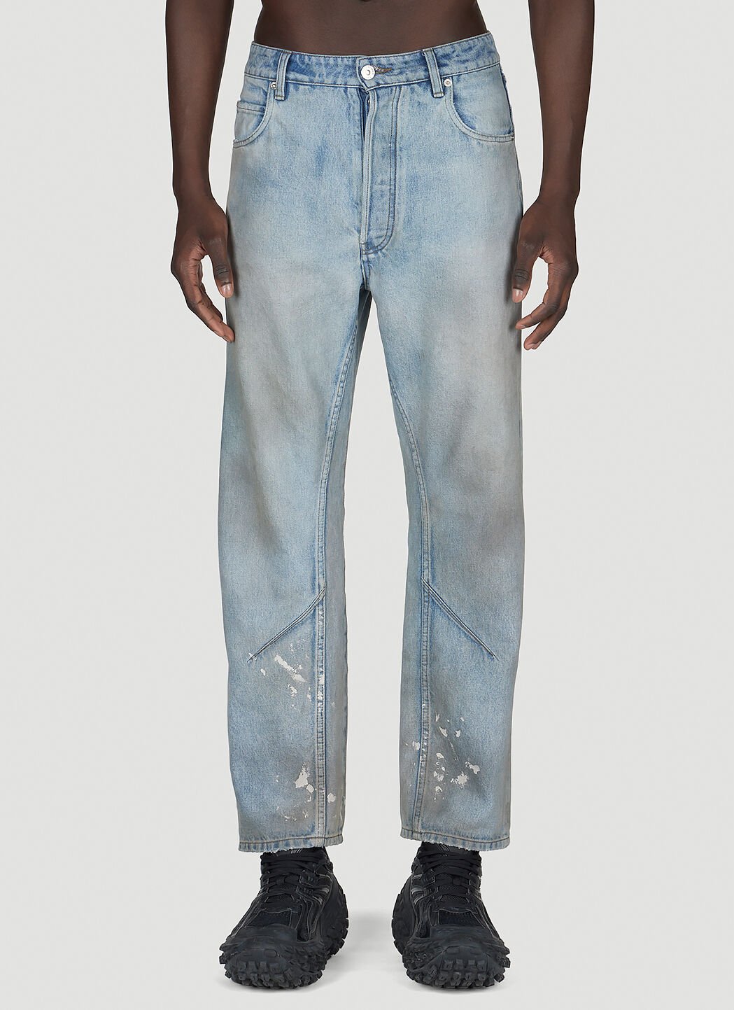 Balenciaga zipper jeans sales