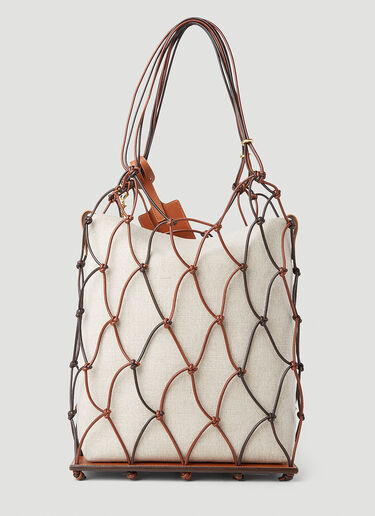 Le Petit Filet Pralu Handbag Jacquemus Le Petit Filet Pralu Handbag Brown jac0251077