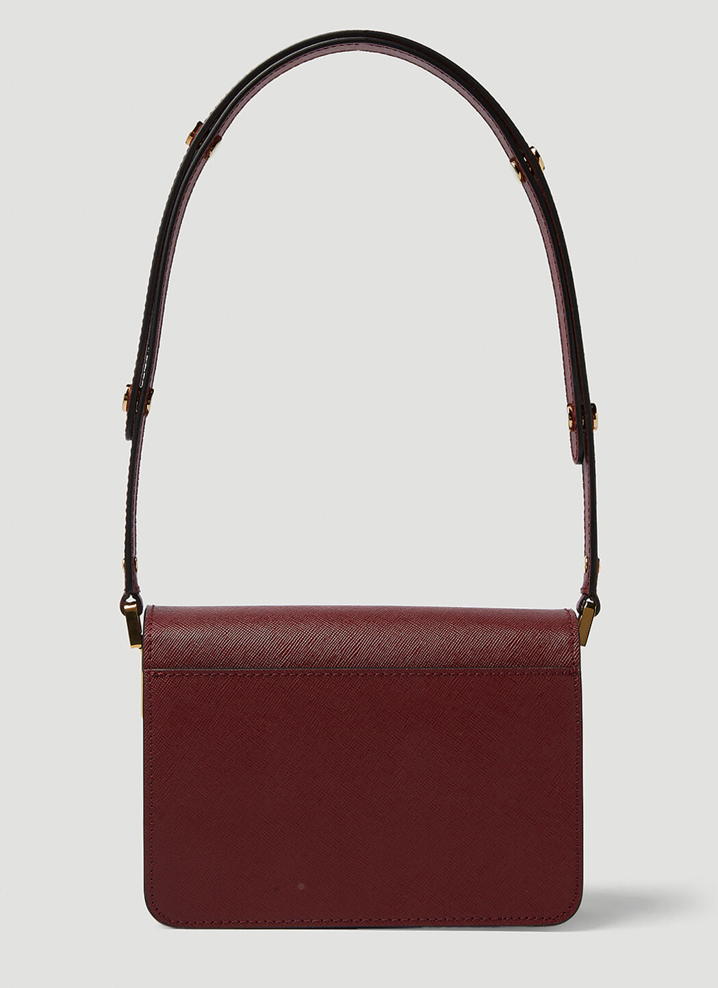 Marni Trunk Medium Shoulder Bag en Burgundy pour femme LN CC