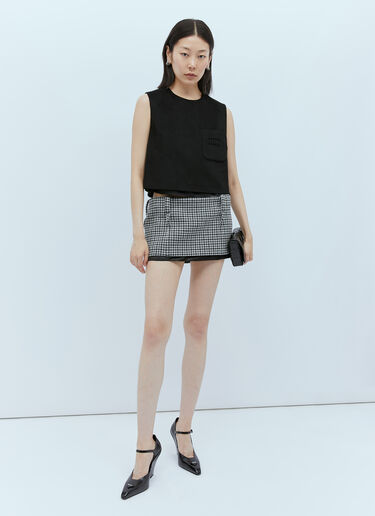 Velour Top Miu Miu Velour Top Black miu0254019