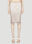 Sportmax Senior Rhinestone Mesh Skirt Beige spx0253005