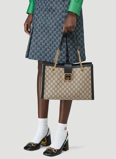Gucci Padlock GG Medium Shoulder Bag Beige guc0243197