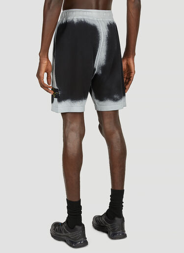 Stone Island Spray Painted Track Shorts Grey sto0152009