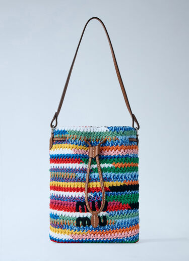 LN-CC® - Miu Miu: Crochet Pouch Bag - Multicolor Miu Miu Crochet Pouch Bag Multicolor miu0264211
