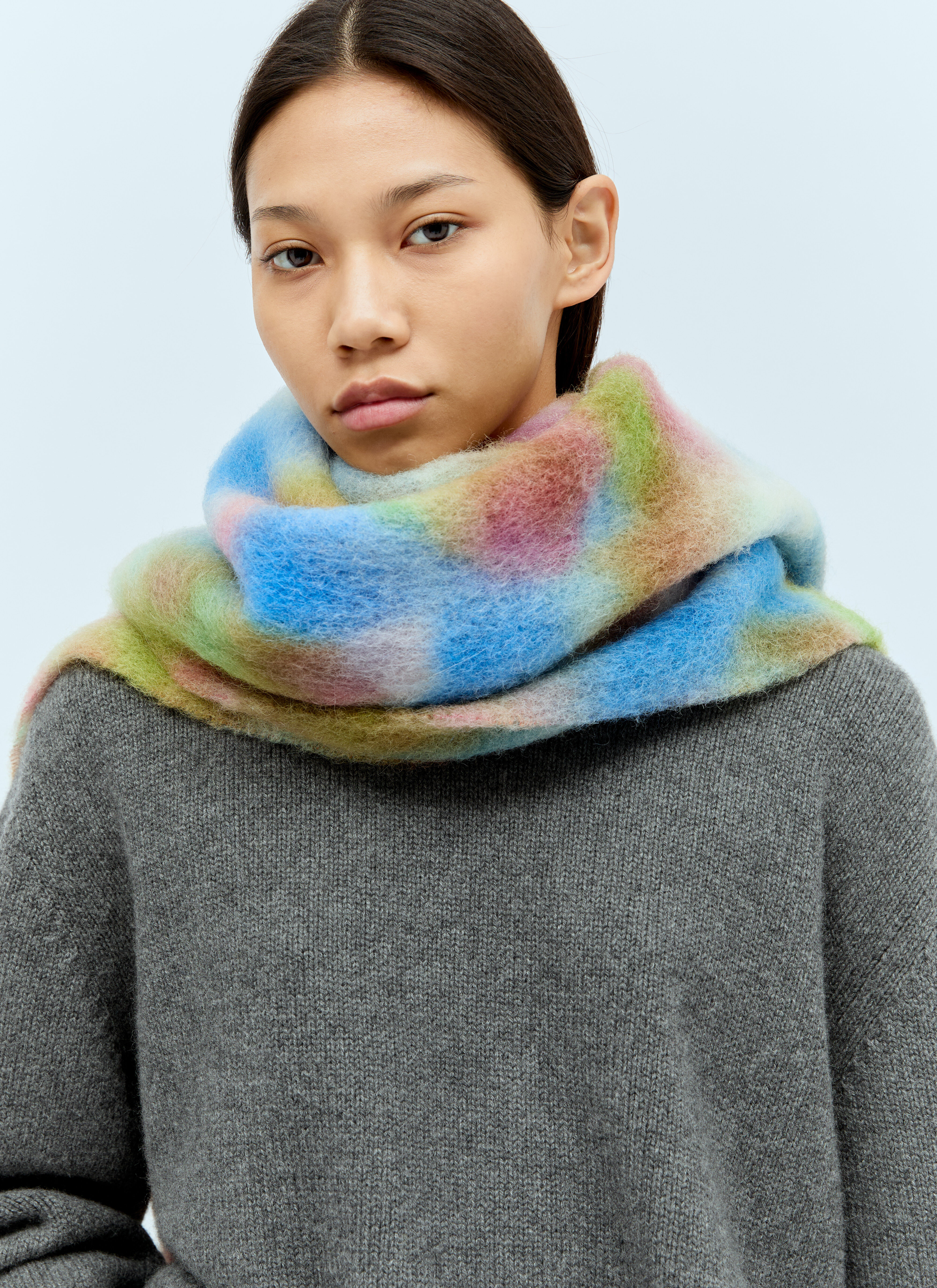 Kid Mohair Neckwear Scarf 