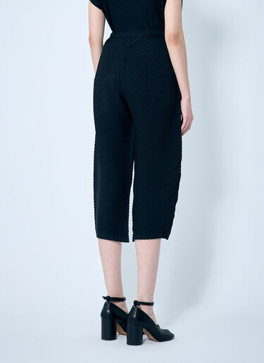 Issey Miyake Vigor Pleats Solid Pants Black ism0259002