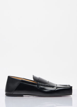 Jacquemus Les Mocassins Carre Loafers Black jac0258069