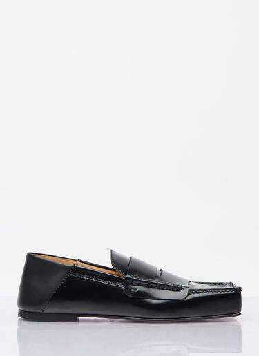 Jacquemus Les Mocassins Carre Loafers Black jac0258069