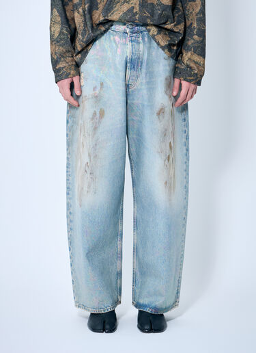Acne Studios 2023 Super Baggy Fit Jeans Blue acn0359003