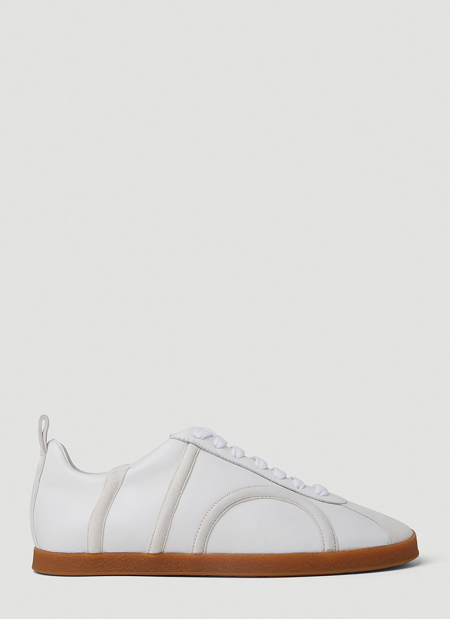 Totême Toteme Woman Sneakers White Size 11 Soft Leather In White