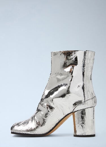 Metallic Tabi H80 Boots Maison Margiela Metallic Tabi H80 Boots Silver mla0249017