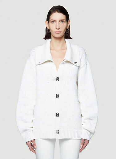 Bottega Veneta Knitted Cardigan White bov0241010