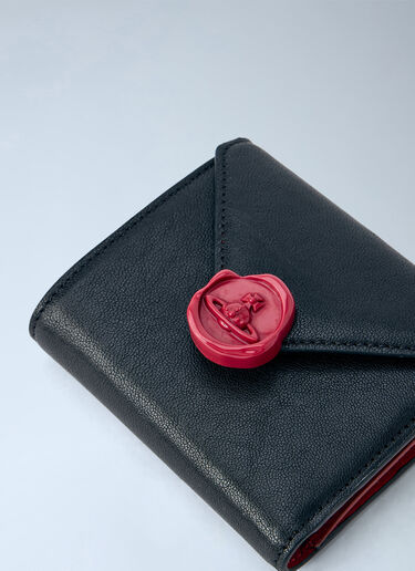LN-CC® - Vivienne Westwood: Envelope Trifold Wallet - Black Vivienne Westwood Envelope Trifold Wallet Black vvw0266031