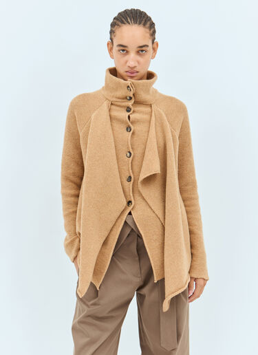 JW Anderson Layered Cardigan Beige jwa0258007
