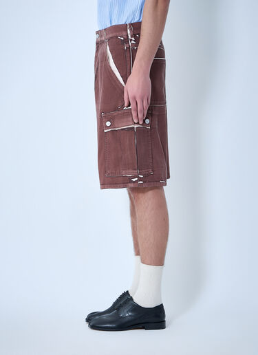 Marni Utility Cargo Shorts Brown mni0163008