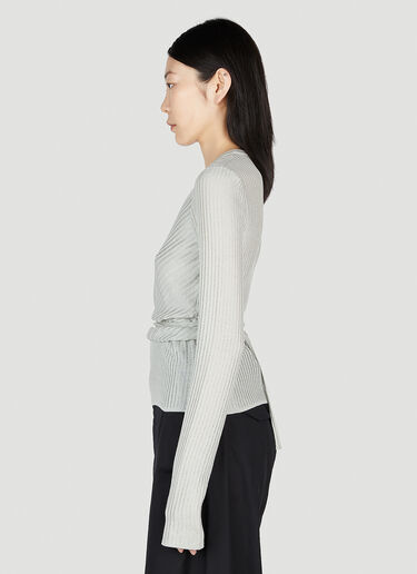 Ann Demeulemeester Iduna Top Grey ann0252011