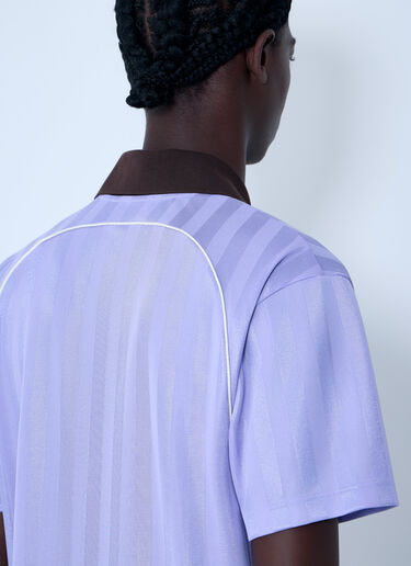 adidas by Wales Bonner Logo Motif Polo Shirt Purple awb0163008