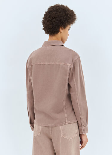 Lemaire Fitted Denim Shirt Pink lem0258014