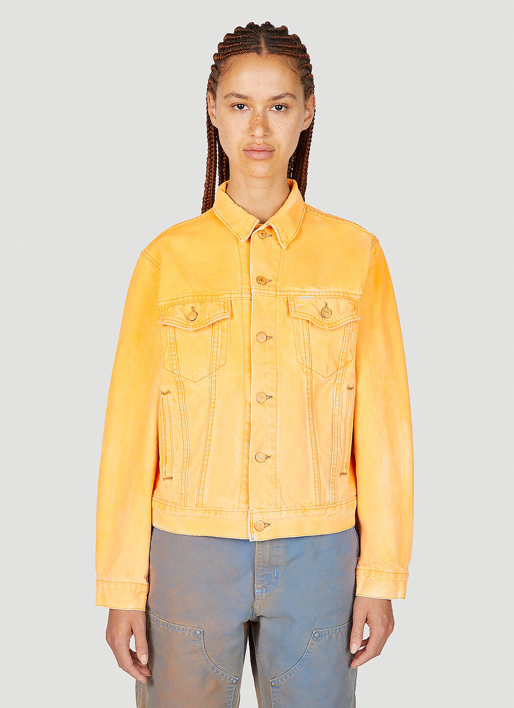 NOTSONORMAL Washed Daily Jacket Yellow nsm0348025