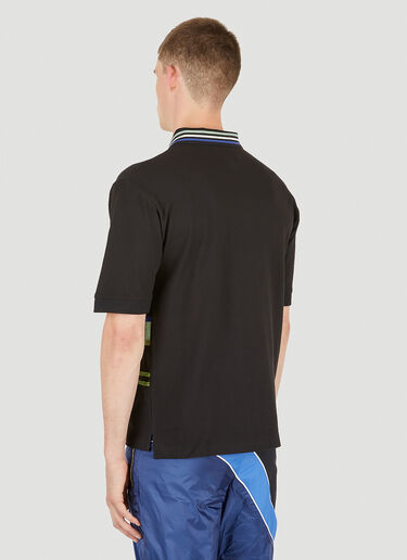 Ahluwalia Studio Buke Short Sleeve Polo Shirt Black ahl0150003