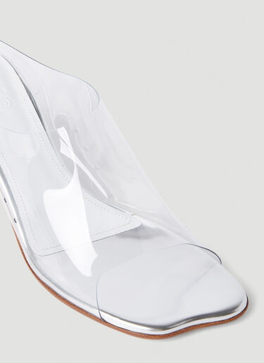 Transparent Kitten Heel Mules MM6 Maison Margiela Transparent Kitten Heel Mules Transparent mmm0251028
