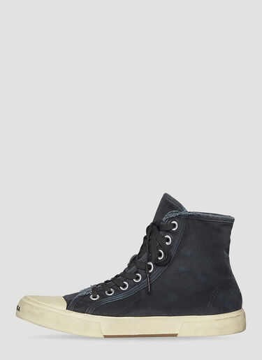 Balenciaga Paris High Top Sneakers Black bal0152002
