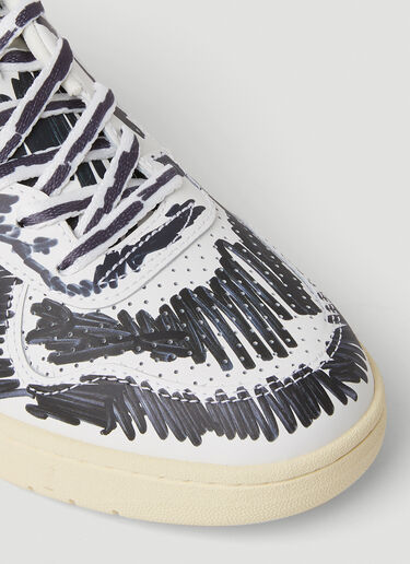 Marni x Veja V10 로우탑 스니커즈 블랙 mnv0350002