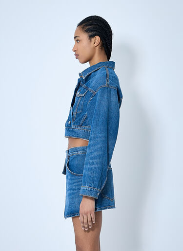 Alexander Wang Wrapped Tucker Jacket Blue awg0260009