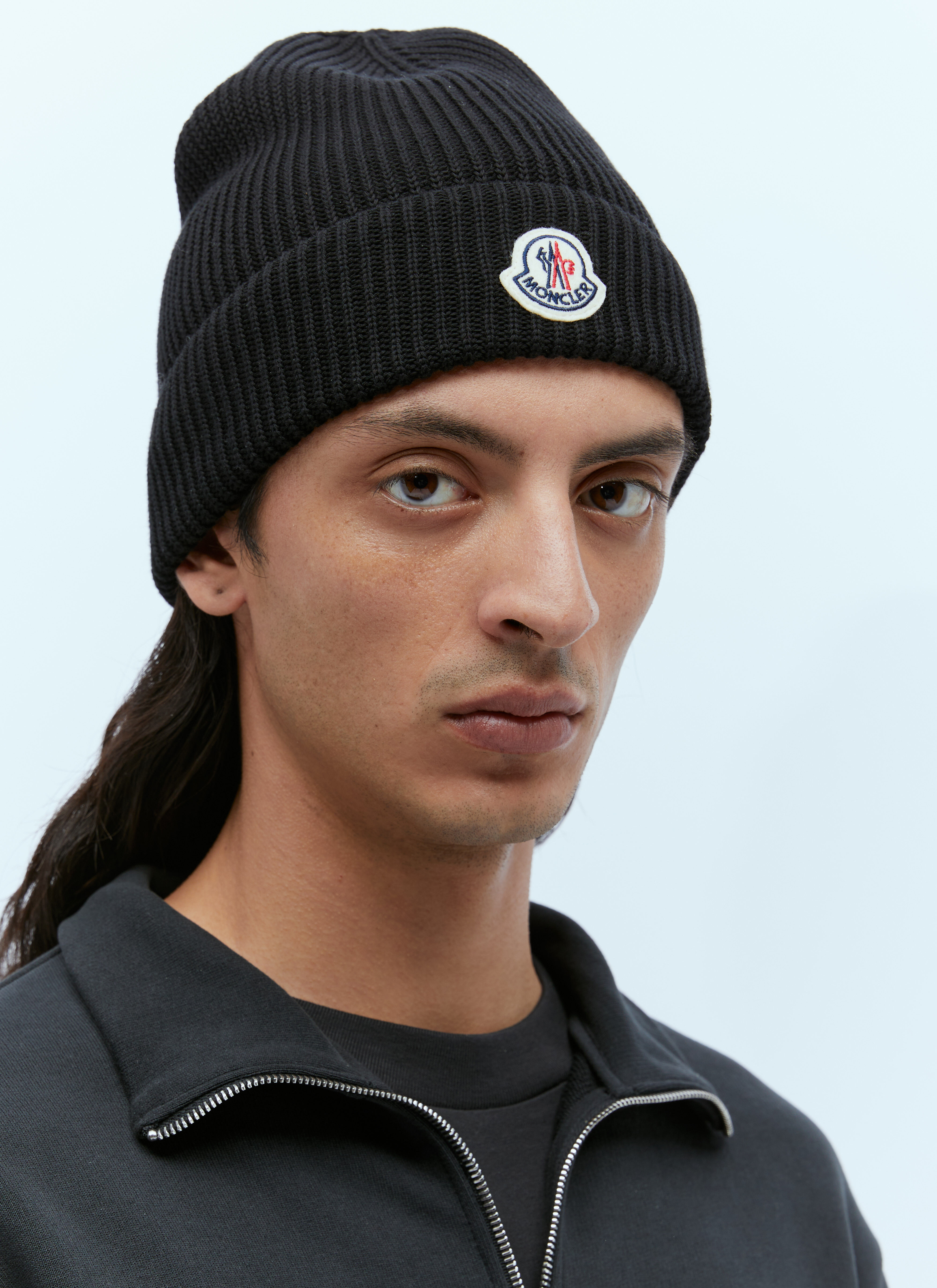 Logo Patch Beanie Hat