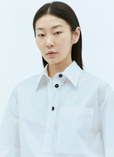 Jil Sander+ Patch Pocket Poplin Shirt White jsp0255004