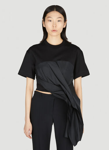 Alexander McQueen Cut And Sew T-Shirt Black amq0251028