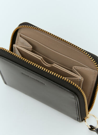 Dries Van Noten Zip-Around Leather Wallet Black dvn0254052