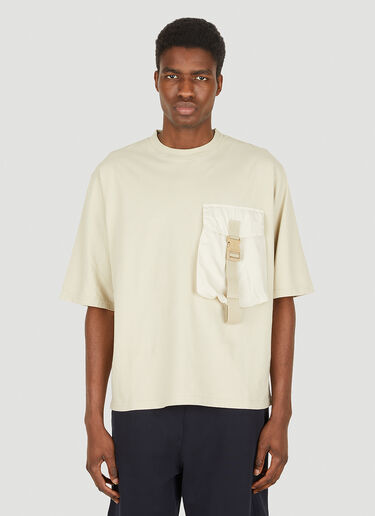 Moncler x JW Anderson Buckle Pocket T-Shirt Grey mjw0349002