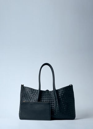 Bottega Veneta 미디엄 피나코테카 핸드백  블랙 bov0259046