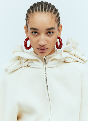 Les Créoles Confiture ピアス。 Jacquemus Les Créoles Confiture ピアス。 レッド jac0254108