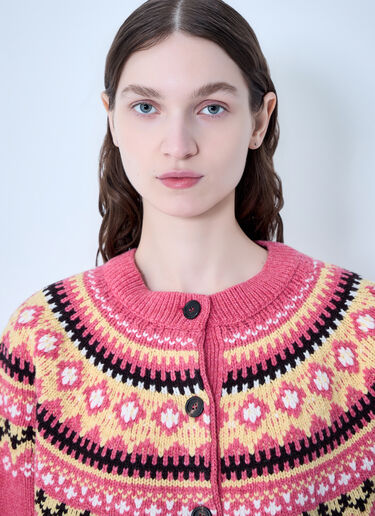 Miu Miu Wool Cardigan Pink miu0263016