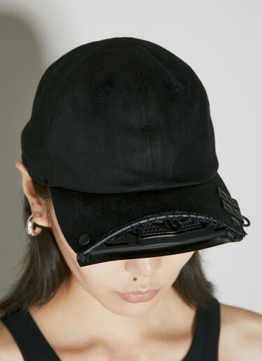 Innerraum Cropped Baseball Cap Black inn0354008