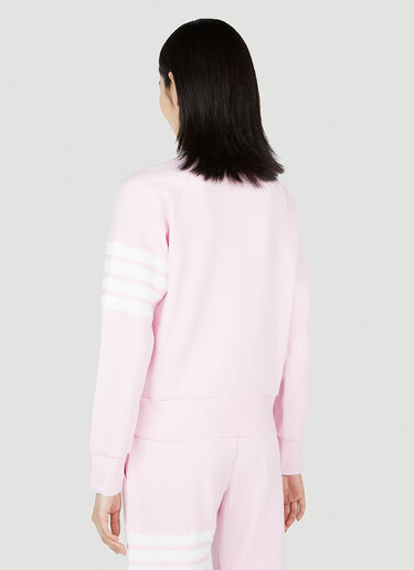 Four Bar Sweatshirt Thom Browne Four Bar Sweatshirt Pink thb0251011