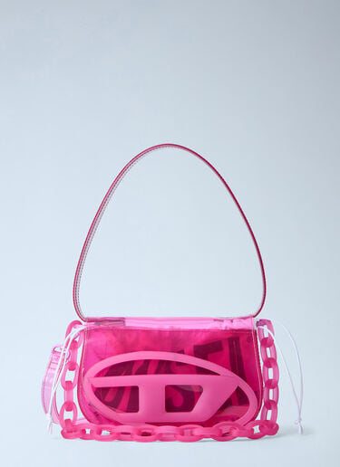 LN-CC® - Diesel: 1DR Jelly Shoulder Bag - Pink Diesel 1DR Jelly Shoulder Bag Pink dsl0263027