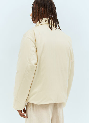 Bottega Veneta 棉质斜纹布蓬松夹克 乳白色 bov0158007