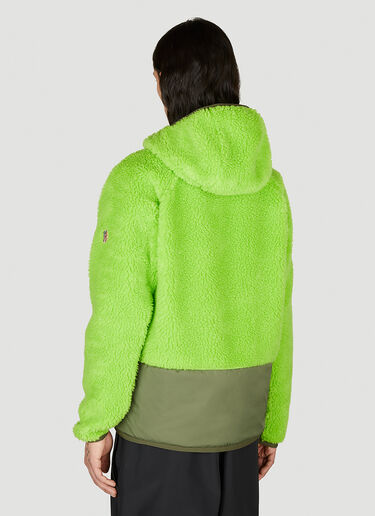 Moncler Grenoble Teddy Zip Up Jacket Green mog0153003