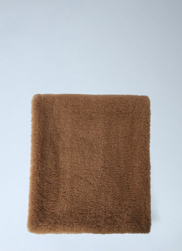 Max Mara Plush Shawl Camel max0266069