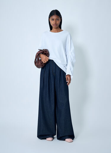 Dries Van Noten Ruched T-Shirt White dvn0262026