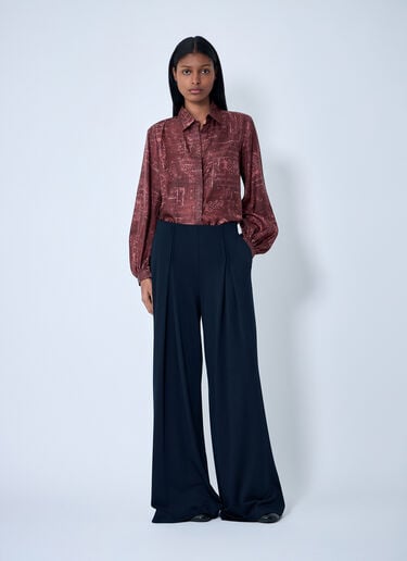 Max Mara Silk Shirt Bordeaux max0263007