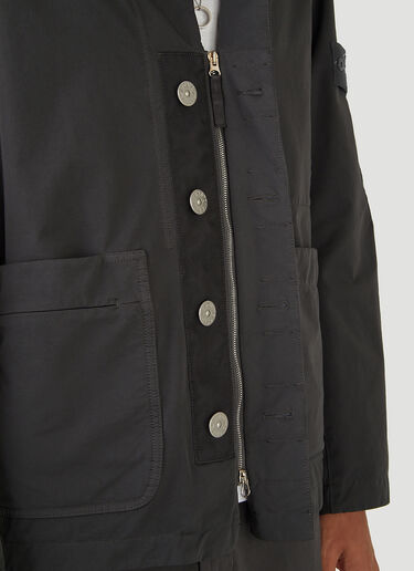 Stone Island 캔버스 재킷 그레이 sto0146122