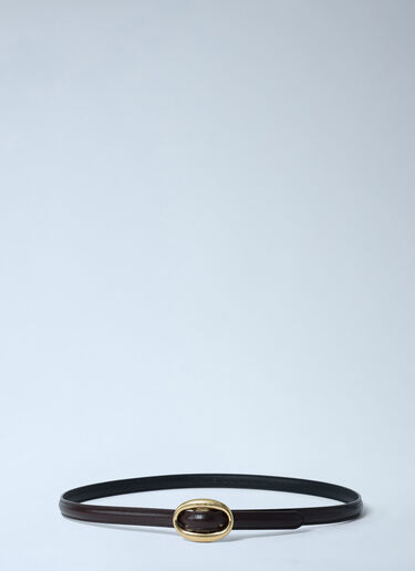 Leather Belt Saint Laurent Leather Belt Green sla0262051