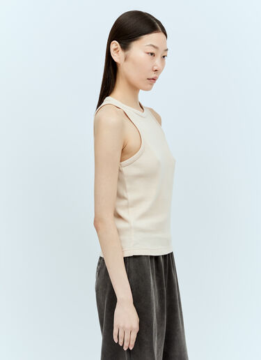 Acne Studios Logo Patch Tank Top Cream acn0255016