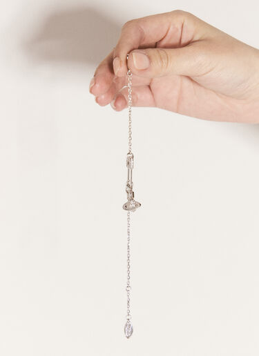 Vivienne Westwood Lucrece Safety Pin Bracelet Silver vww0356001