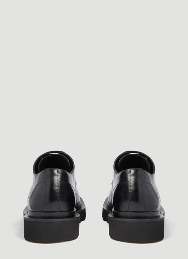 Dolce & Gabbana Brushed Leather Derby Shoes Black dol0154008